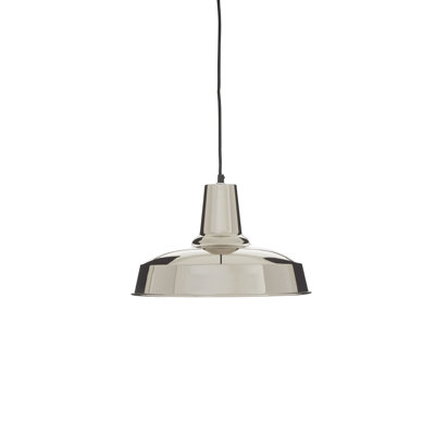 Carraway 1 - Light Silver Single Pendant