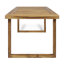 Table de salle à manger d'extérieur en bois d'acacia