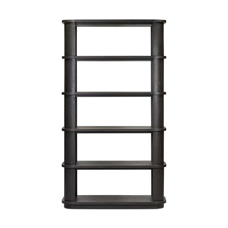 Connell Bookcase-Worn Black Veneer