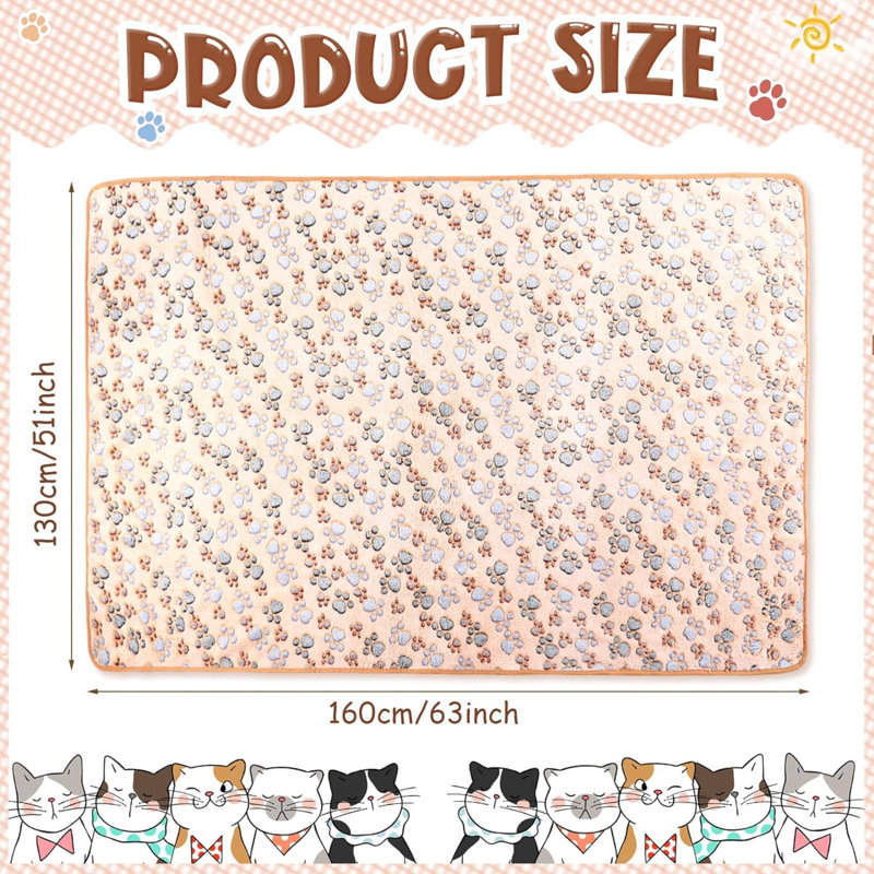 Animal Print Velvet Pet Blanket