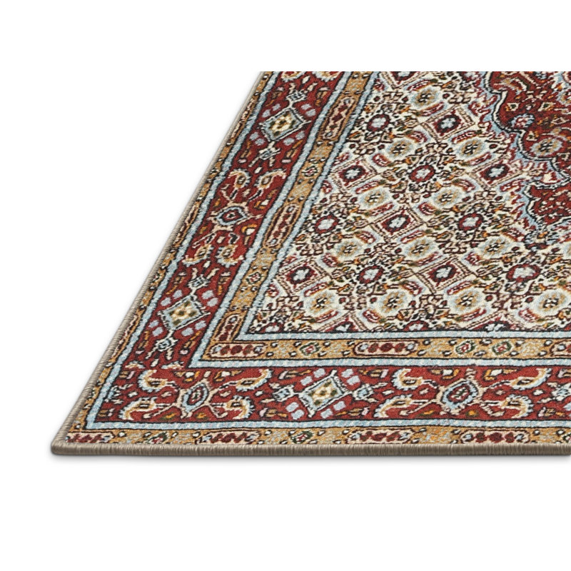 Tapis traditionnel gris / brun Greenridge, Rectangle 2 pi x 5 pi