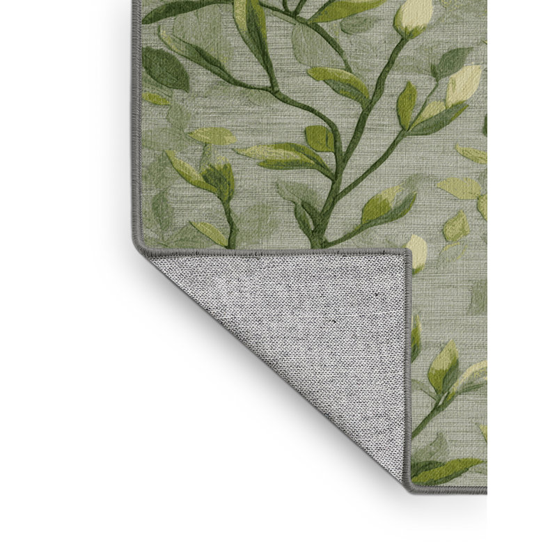 Tapis brun lavable à la machine