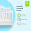 Lit de bébé convertible 4-en-1 Jayden-573216891
