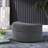 Niama Curved Chenille Storage Ottoman -607395562