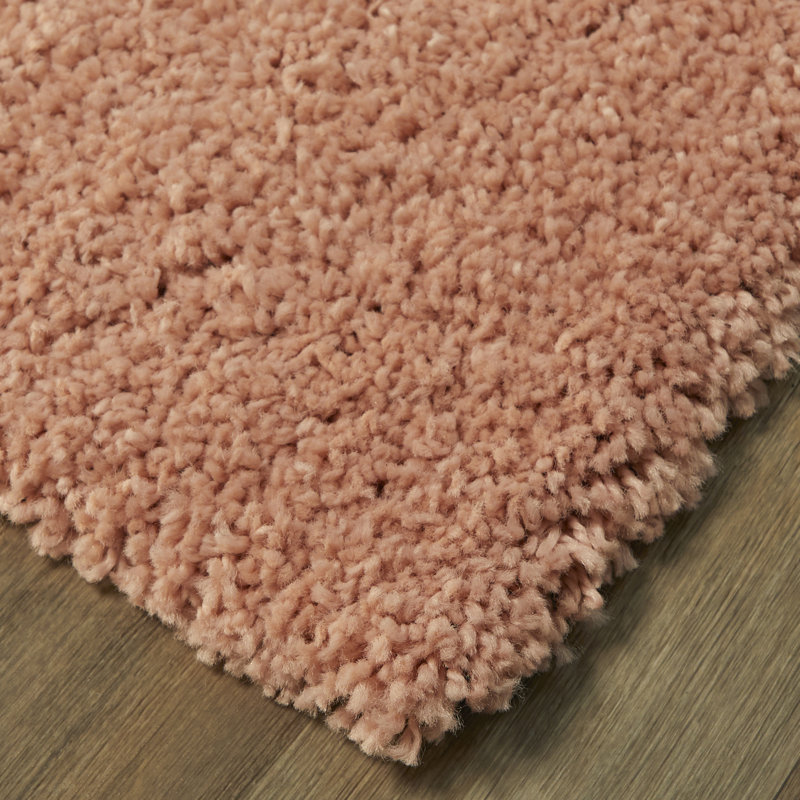 Tapis géométrique orange / gris / brun Satterlee, Tapis de couloir 2 pi 7 po x 7 pi