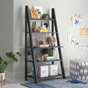 Gardi 175.5cm H x 64cm W Ladder Bookcase