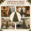 Arbre de Noël artificiel à charnière en pin pré-décoré 9 pi