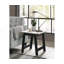 Black Velvet Armchairs And End Table Living Room Set