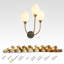 Applique murale 3 lumières Breeana