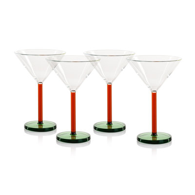 Ensemble de 4 verres à martini Vireo