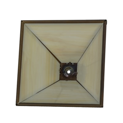 Abat-jour empire en verre H 6,5 po Jamele