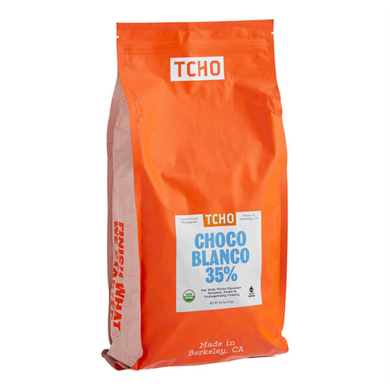 TCHO Choco Blanco 35% hexagones chocolat au lait blanc 6,6 lb. - 3 / Pièces WS-409TBlanco