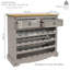 Armoire de rangement pour bouteilles de vin Daejohn