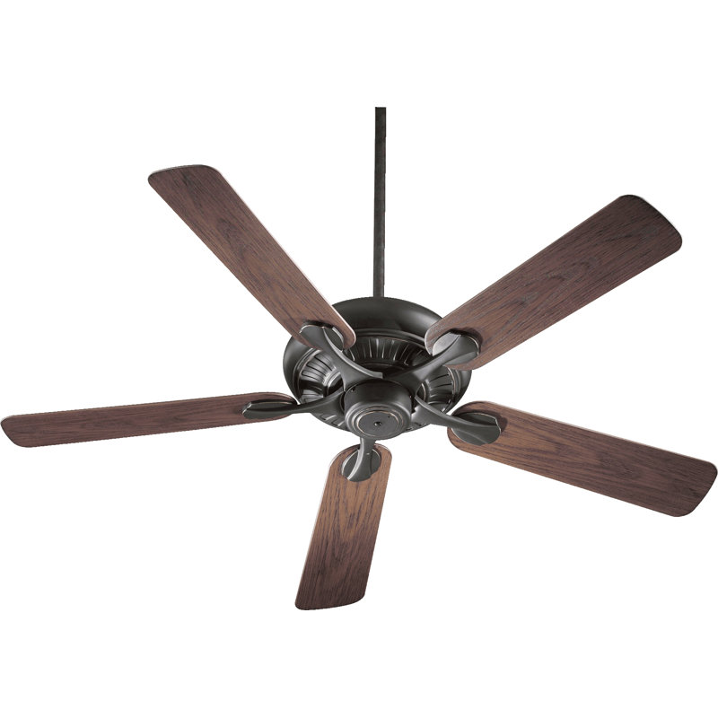 Nuri 52'' Ceiling Fan, Oiled Bronze with Walnut Blades