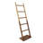 70.5" Solid Wood Freestanding Blanket Ladder with Storage Shelf