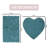 Schoenberger Heart and rectangle Shape Bath set (Set of 2)-48616198