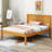 Chares Wood Platform Bed With Headboard-794416797-711956074