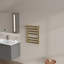 Electric Heated Towel Rack with Top Shelf Wall Mount Towel Warmer-93398215