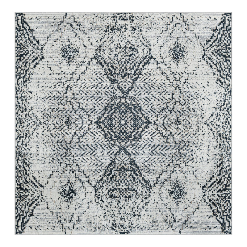 Massie Geometric Indoor Rug, Square 5'3"