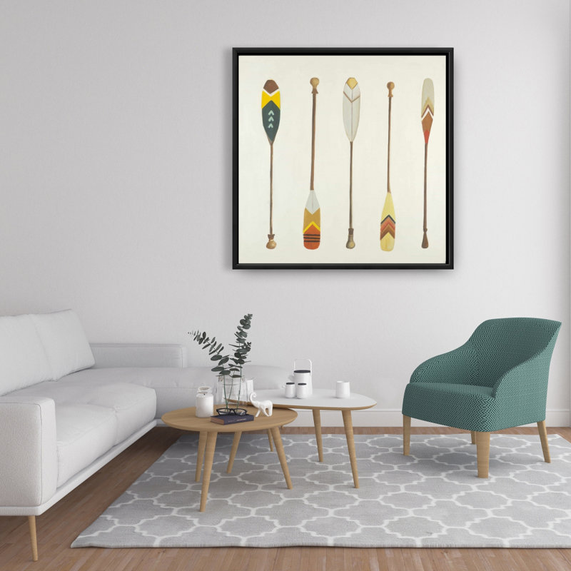 «Canoe Paddles» sur toile