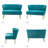 Euclid Upholstered 45'' Loveseat-1047401317