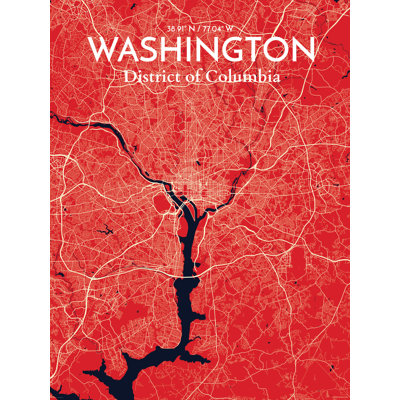 " Washington DC City Map "