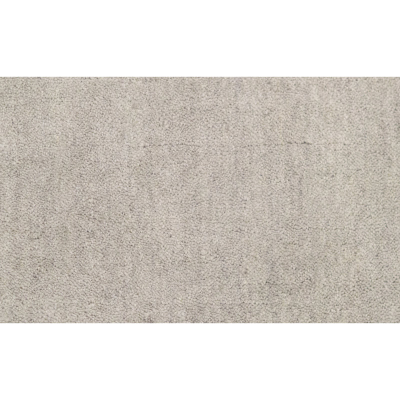 Wool Area Rug in Gray, Rectangle 5'10" x 9'3"