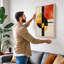 Abstraction Geometric - Wrapped Canvas-131763906-131763907