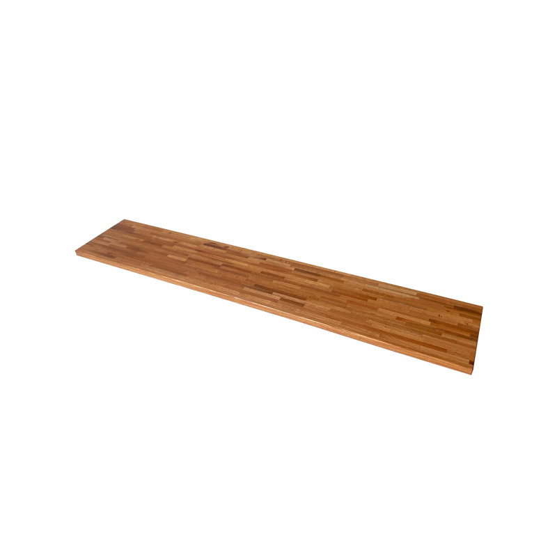 Dessus Knya Butcher Block, 1,5 po x 26 po x 96 po, Chêne rouge
