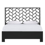 Silas King Platform Bed, Light Blue
