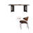 Modern Rectangular Rock Slab Dining Table Sets-107426893