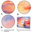 Couleurs pastel, voilier, coucher de soleil I - Bateau à voile, art mural-1710613724-1710613720