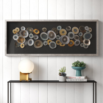 Burleen Modern Abstract Wall Decor on Metal