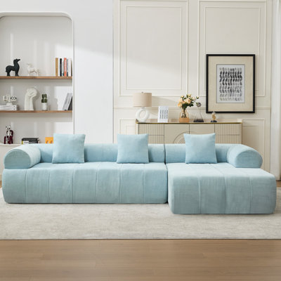 2-Piece Sofa with Chaise & Arm Chair
