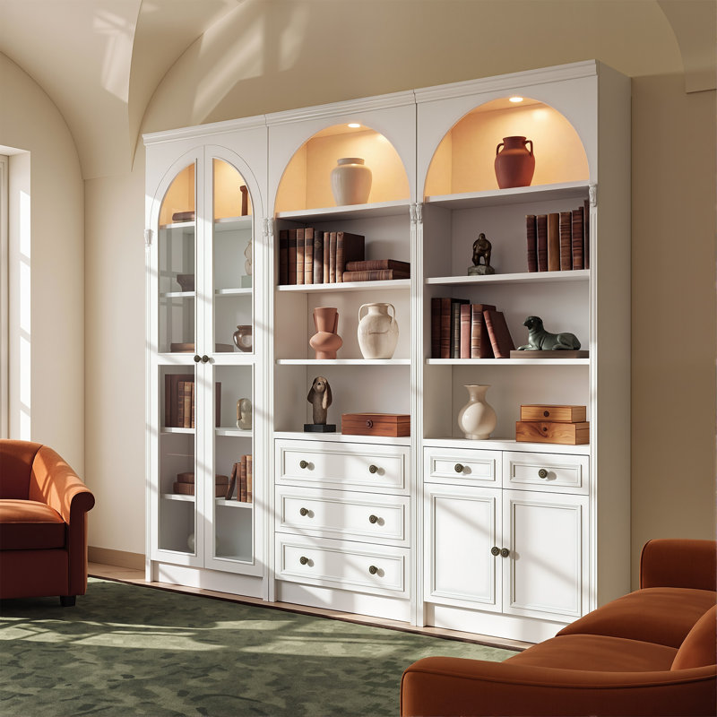 86.6'' H X 94.5'' W Arched Display Cabinet