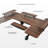 Mariita 74.8" U-Shaped Standing Desk-93832045