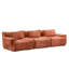 Canapé d'angle modulaire Cloud sans os, canapé en chenille, assise profonde et dossier offrant un bon soutien, base antidérapante, aucun assemblage requis-1832516046-1830955890