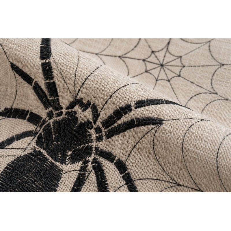 Napperon d’Halloween en toile 20 po, Blanc