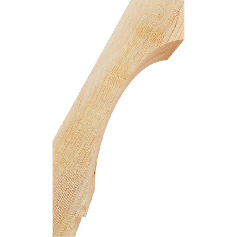 Attelle impériale du genou, Sapin de Douglas, Brute, H 18 po x l 6 po x P 10 po