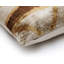 Coussin en velours de soie géométrique The Artisan - bronze et or 20 po x 20 po