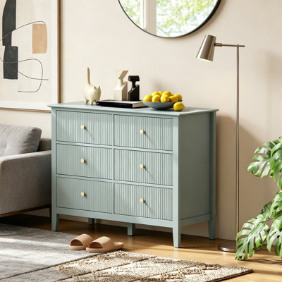 100 cm W Chest of 6 Drawers