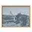 Vue latérale d'une vache Highland dans un champ, animaux, Illustration moderne, petit décor, œuvre d'art moderne-101376316-101376319