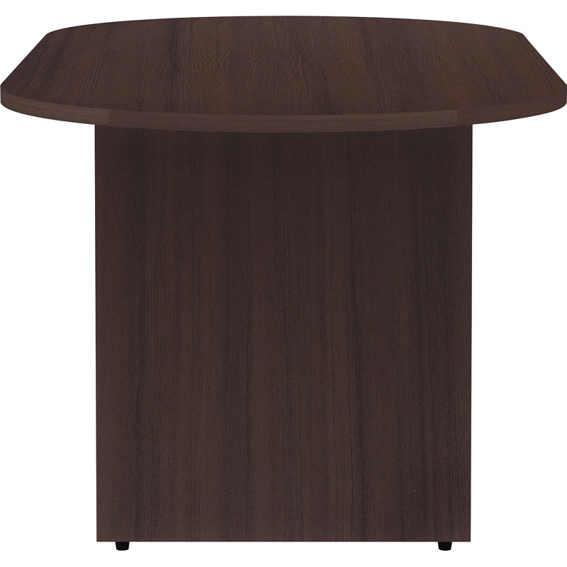 Espresso Wood Laminate Oval Conference Table