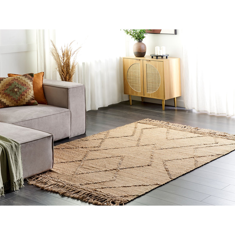 Isenbert Geometric Hand Woven Area Rug, Rectangle 160 x 230cm