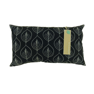 Cypress Floral Cotton Outdoor Reversible Pillow Cover