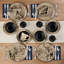 Service de table en grès 16 pièces Mossy Oak, service pour 4