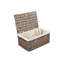 Wicker Rope Handled Trunk with Lining-143960206