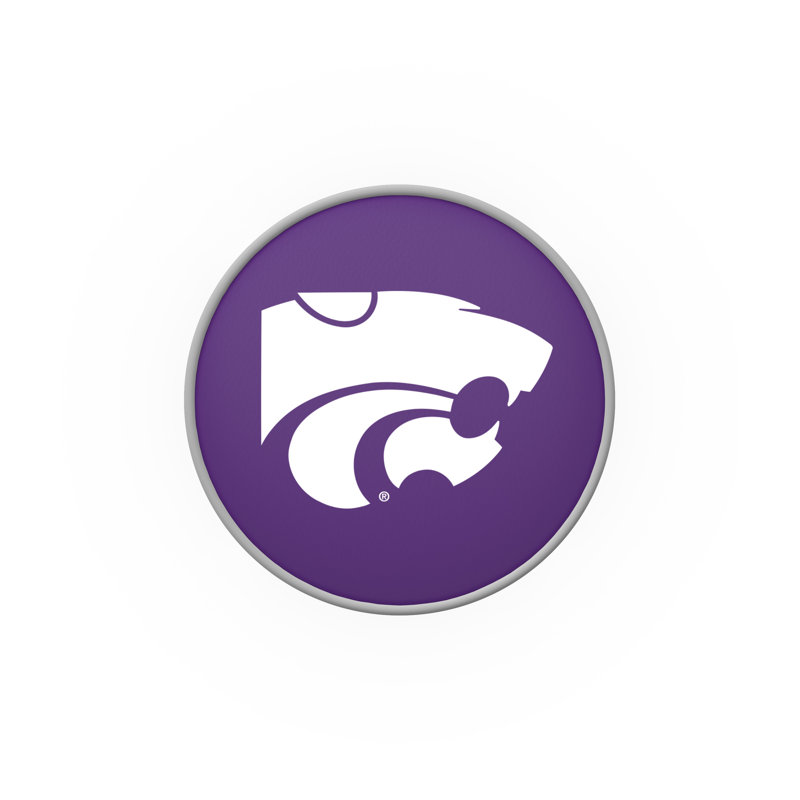 NCAA Swivel Bar & Counter Stool, Counter Stool (25" Seat Height), Kansas State
