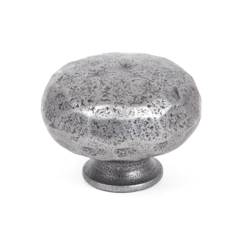 Elan 38mm Diameter Mushroom Knob, Natural Smooth