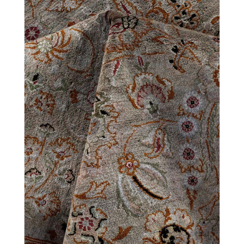 Yamani One-of-a-Kind 8' X 10' New Age Wool Area Rug Grey